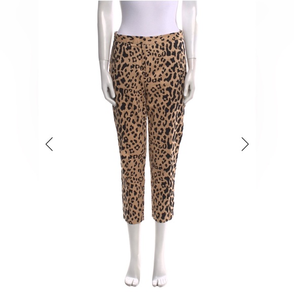 Tibi Cheetah Print Crop Pants - Picture 2 of 4